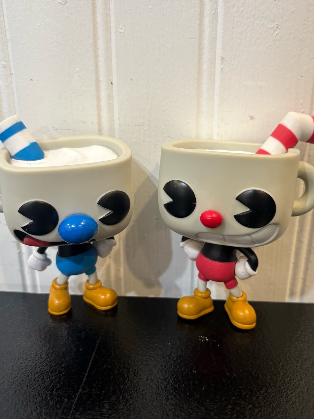 Funko Pop! Games: Cuphead 310 & 311 Cup and Mugman (No Box & No Stand)